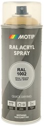 Motip Acryl Industrial HG RAL 1002 Zand Geel 400ml