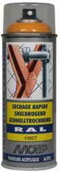 Motip Acryl Industrial HG RAL 1007 Chromaatgeel 400ml