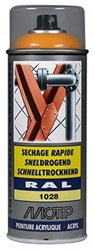 Motip Acryl Industrial HG RAL 1028 Meloen Geel 400ml