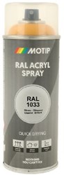 Motip Acryl Industrial HG RAL 1033 Dahlia Geel 400ml