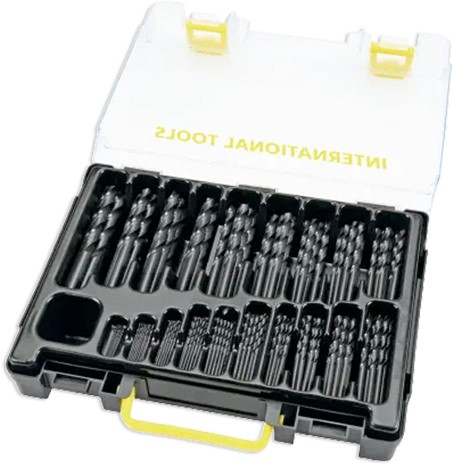 International Tools ECO HSS Set Spiraalboren DIN 338 11.416: 1-10x0,5 mm - 170x