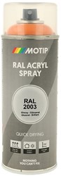 Motip Acryl Industrial HG RAL 2003 Pastel Oranje 400ml