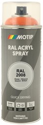 Motip Acryl Industrial HG RAL 2008 Helder Oranje-Rood 400ml