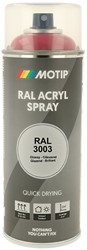 Motip Acryl Industrial HG RAL 3003 Robijn Rood 400ml