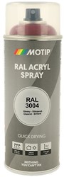 Motip Acryl Industrial HG RAL 3004 Purperrood 400ml