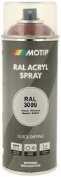 Motip Acryl Industrial HG RAL 3009 Oxyde Rood 400ml