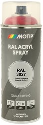 Motip Acryl Industrial HG RAL 3027 Frambozenrood 400ml