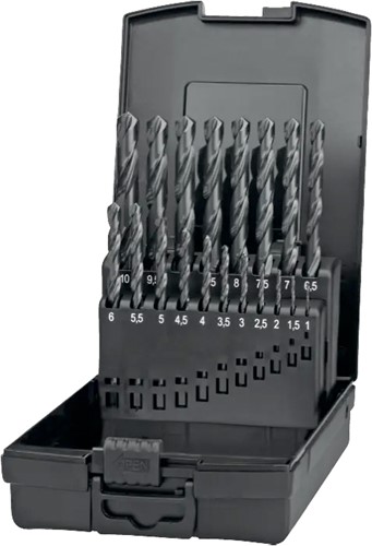 International Tools ECO HSS Set Spiraalboren DIN 338 Kruisaanslijping 11.426: 1-