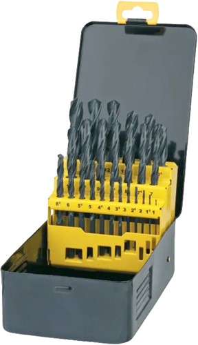 International Tools ECO HSS Set Spiraalboren DIN 338 gewalst 11.400: 1-10x0,5 mm