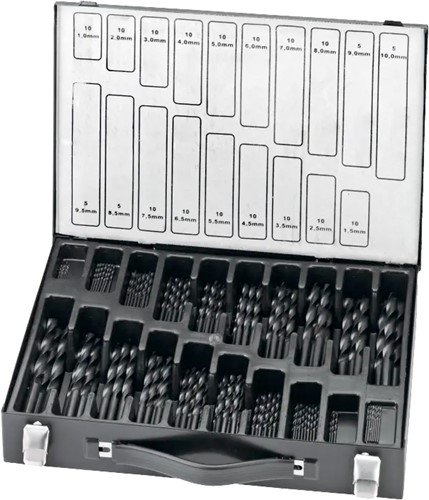 International Tools ECO HSS Set Spiraalboren DIN 338 gewalst 11.400: 1-13x0,5+3,