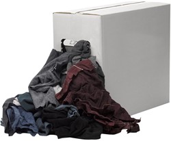 Bonte Tricot Poetslappen Doos 9 kg