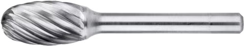 Phantom HM Stiftfrees model E, druppelvorm, schacht 6 mm 9-INOX 12x22x6x66mm