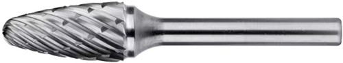 Phantom HM Stiftfrees model F, boomvorm met ronde kop, schacht 6 mm 8-STEEL 10x1