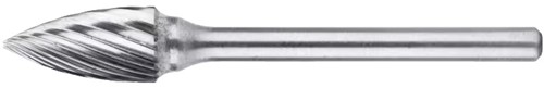 Phantom HM Stiftfrees model G, boomvorm spits, schacht 3 mm 3-FINE 6x12,7x3x45mm