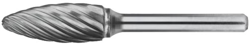 Phantom HM Stiftfrees model H, vlamvorm, schacht 6 mm 9-INOX 10x19x6x65mm