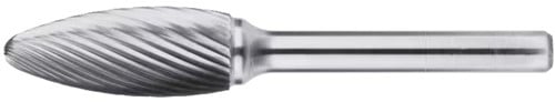 Phantom HM Stiftfrees model H, vlamvorm, schacht 6 mm 3-FINE 12x32x6x77mm