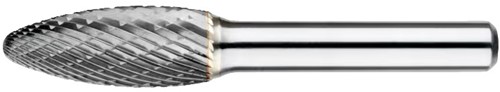 Phantom HM Stiftfrees model H, vlamvorm, schacht 8 mm 6-UNI 16x36x8x81mm