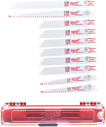 Milwaukee Reciprozaagblad Sawzall set (10-delig) Metal