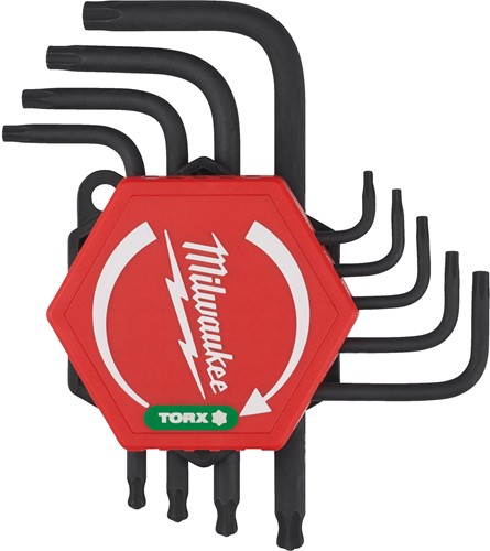 Milwaukee Compacte L vormige Torx sleutelset 9-delig-2
