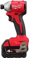 Milwaukee M18 COMPACTE KOOLBORSTELLOZE 1/4 HEX SLAGSCHROEVENDRAAIER M18 BLIDRC-402C