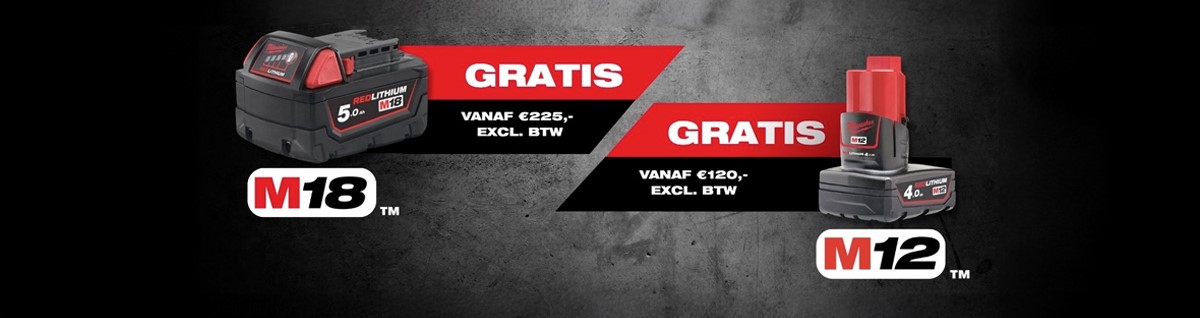 Gratis accu actie!