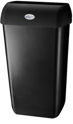 Afvalbak Quartz Zwart kunststof 23 Liter