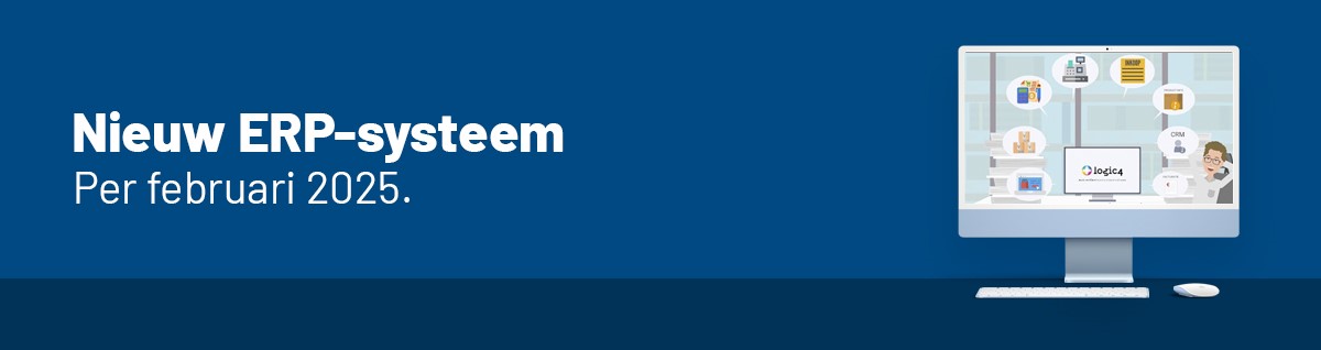 Let op ! Nieuw ERP-systeem