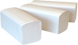 Papieren handdoeken Z-vouw 2 laags, 22 x 22,5cm, 20 x 250 stuks/doos
