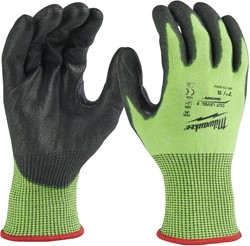 Milwaukee Hi-vis werkhandschoenen snijklasse 5/E - 11/XXL - 1 paar