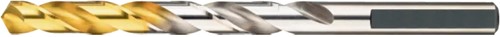 Phantom HSS-E Spiraalboor DIN 338 TiN-tip, met drievlaks schacht, (handgebruik)