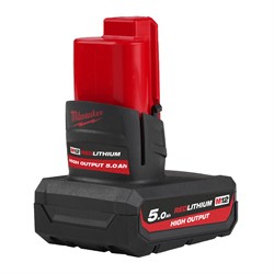 Milwaukee M12 High OutputT 5.0 Ah accu DC12V M12 HB5