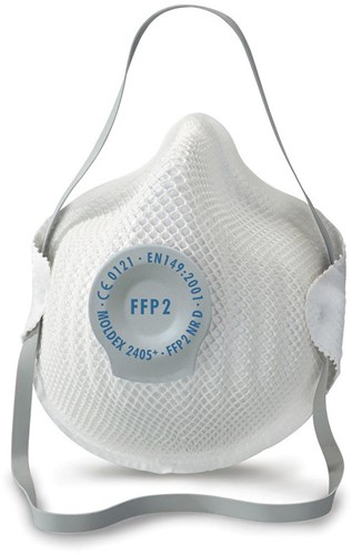 Moldex stofmasker FFP2 NR D m.Klima-vent